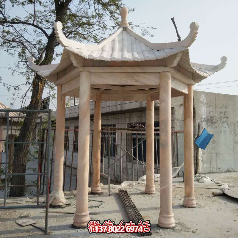 大理石休閑涼亭，美化庭院陽臺(tái)