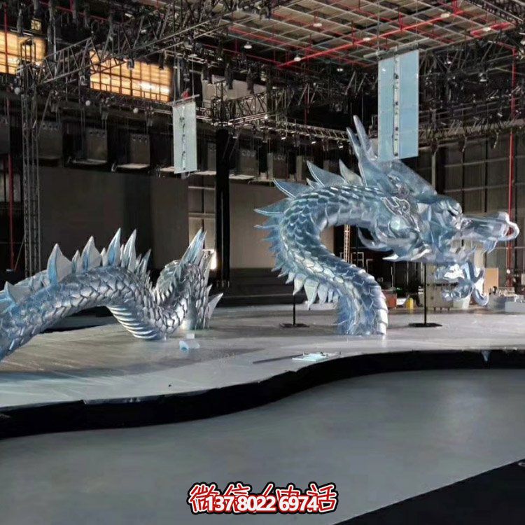 創意玻璃鋼龍雕塑，點亮景觀園林