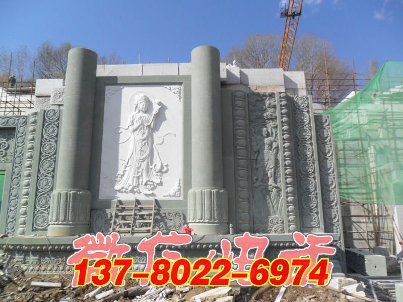 石材構建，雕刻佛像、融合佛教建筑—五臺山顯通寺海會塔地宮工程